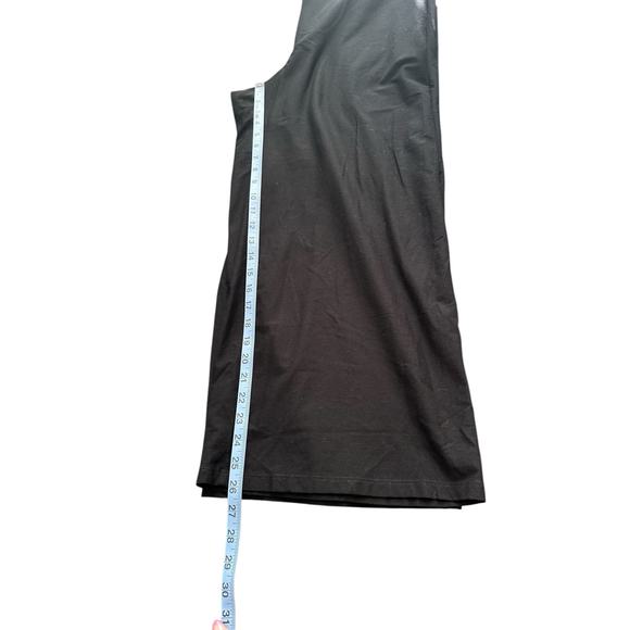 Eileen Fisher Pants Black Basic Straight Leg Office Career Casual Business Large - Picture 10 of 11